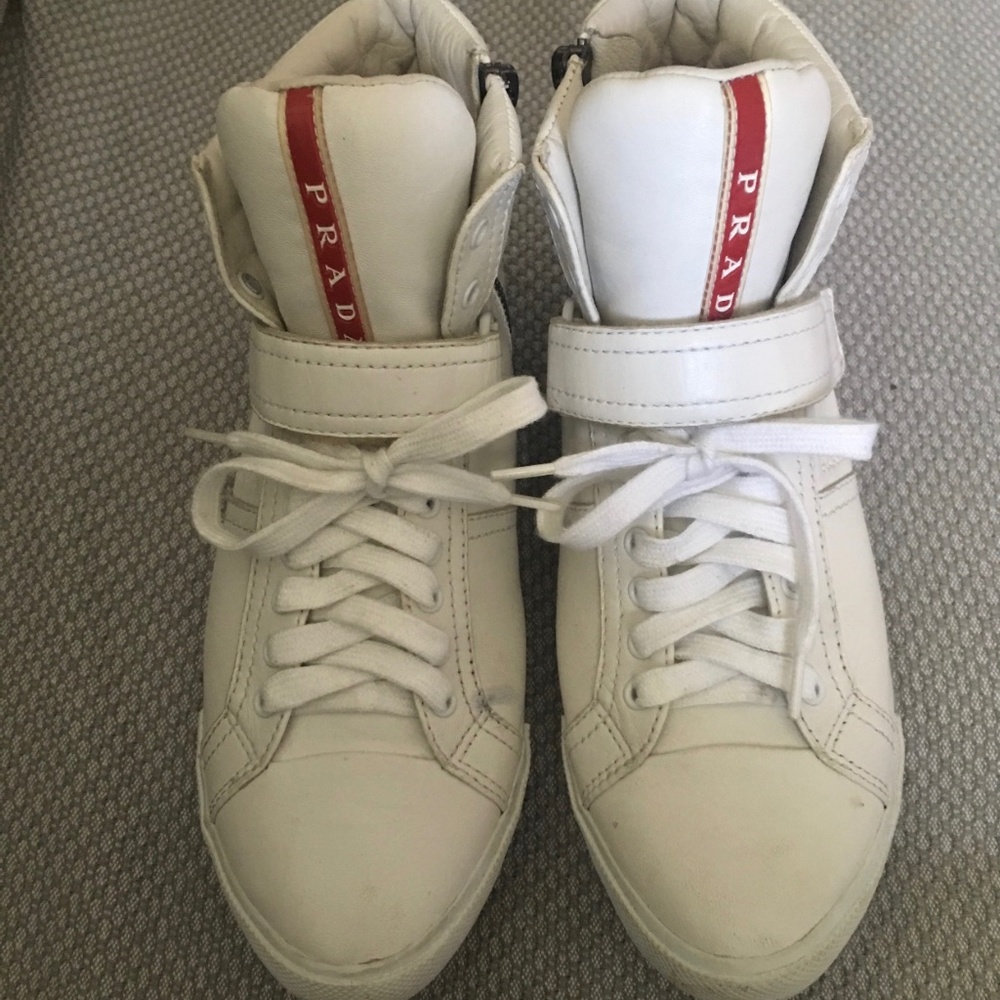 Prada Leather  Sneakers